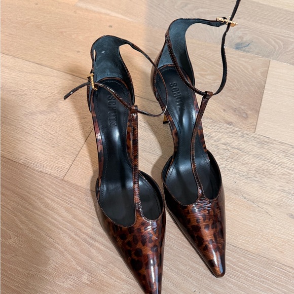 SCHUTZ ALLURE T PATENT PUMP HEEL - Picture 3 of 10